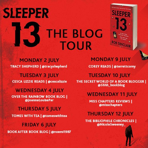 Sleeper 13 blog tour banner
