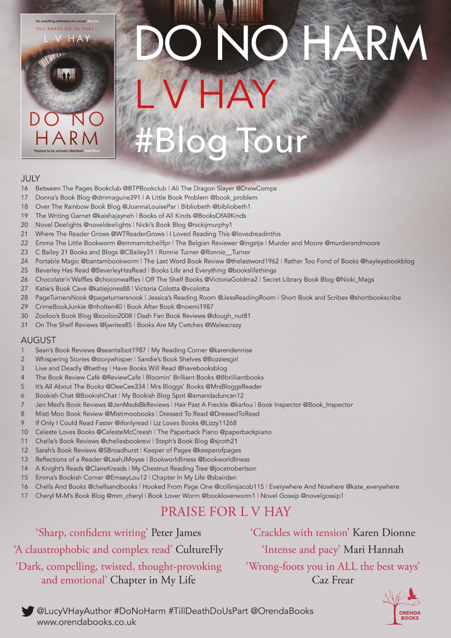 FINAL DO NO HARM BLOG TOUR POSTER