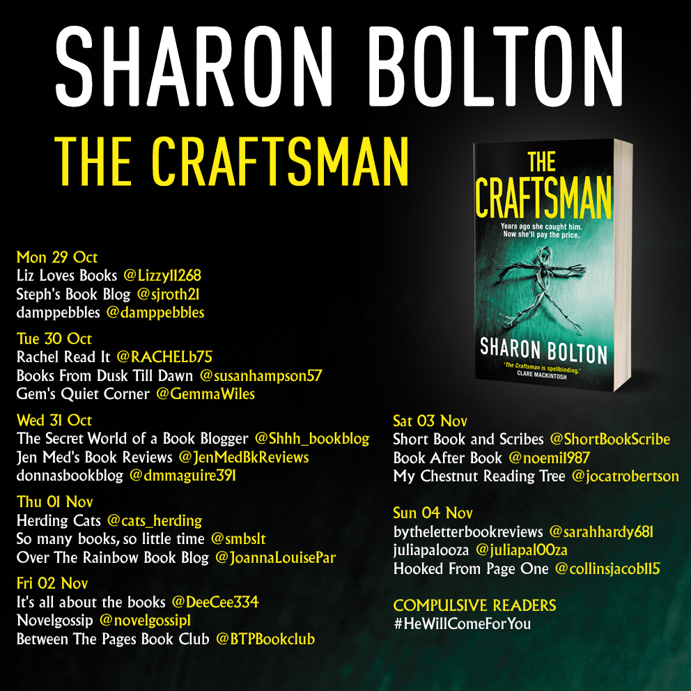 The Craftsman paperback blog tour