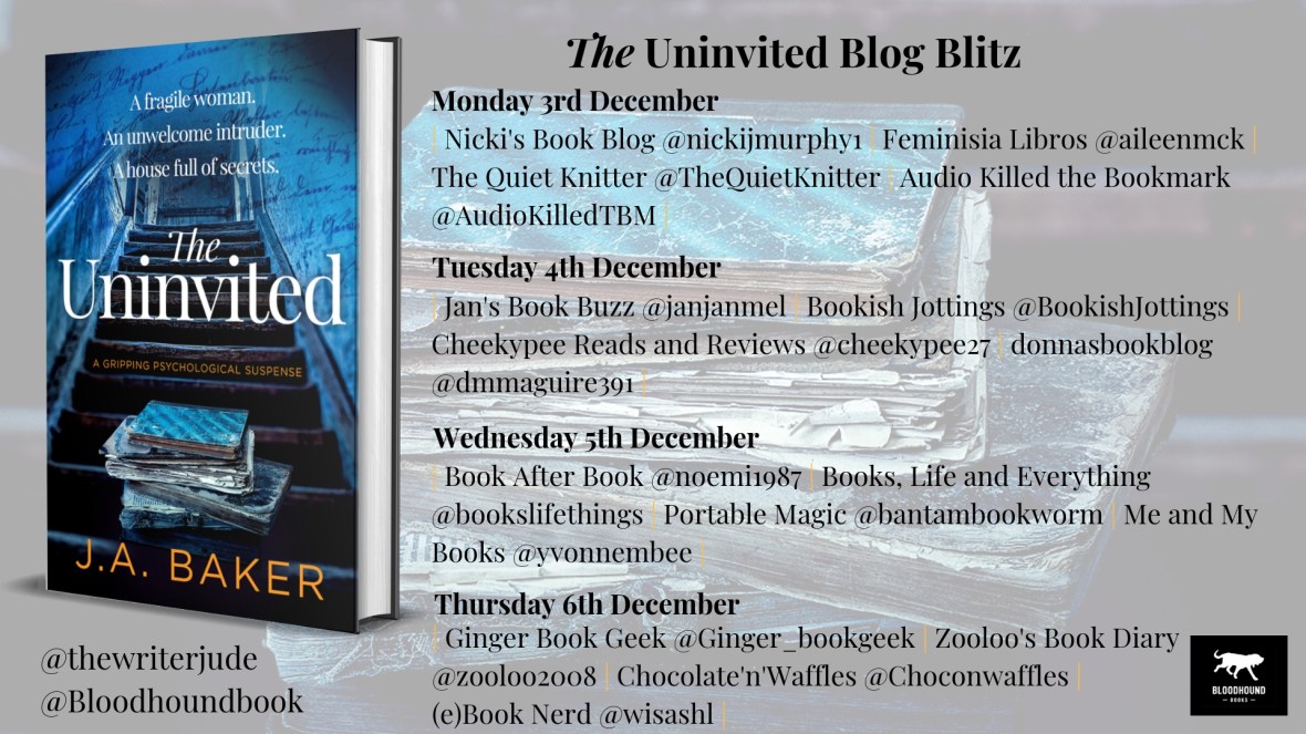 The Uninvited Blog Blitz banner