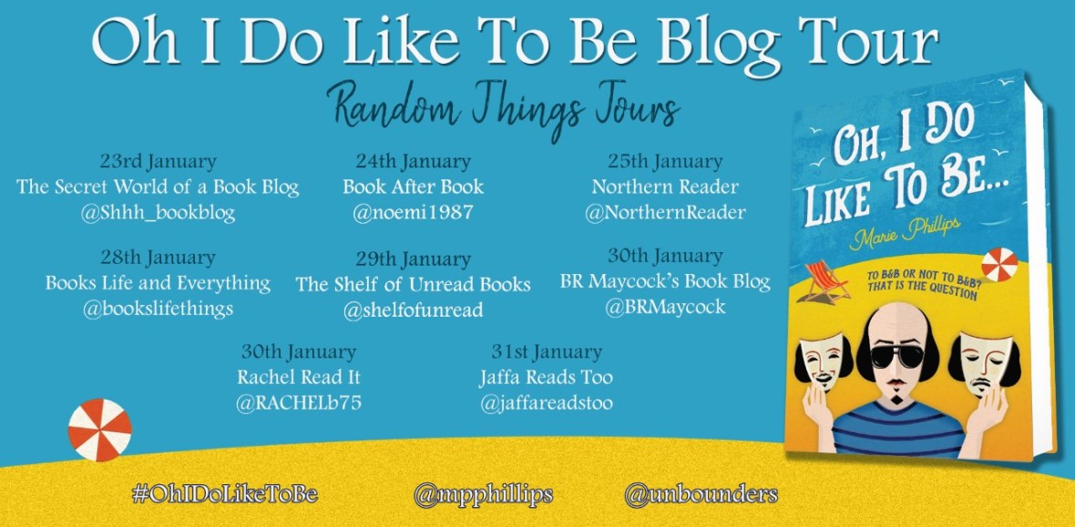 Oh I Do Like To Be Blog Tour Poster