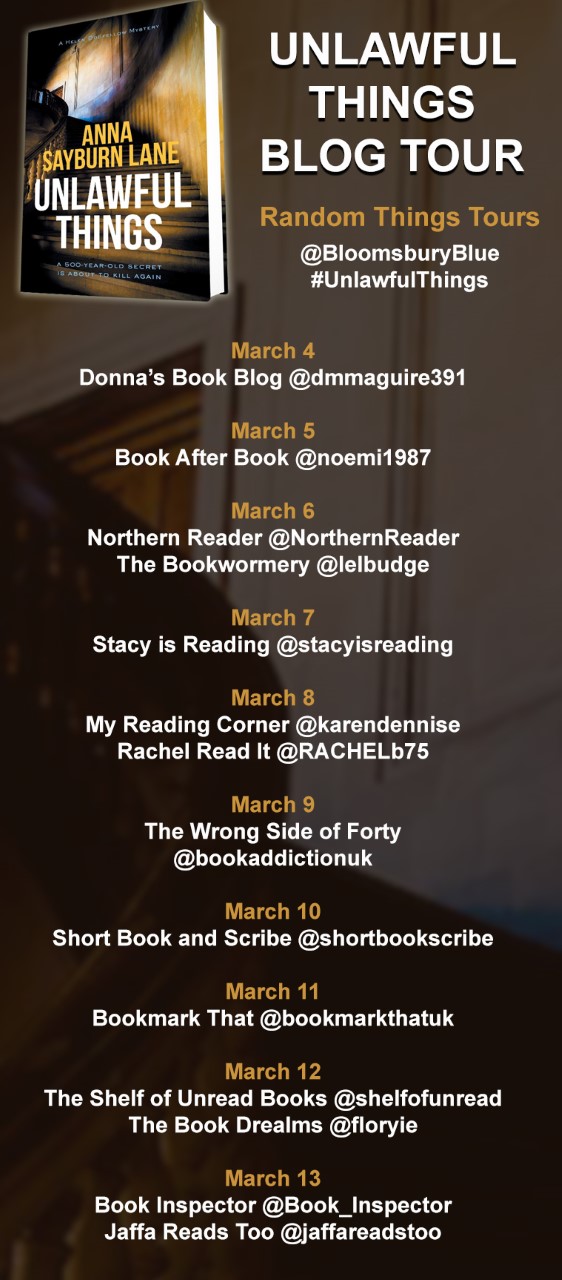 Unlawful Things Blog Tour Poster