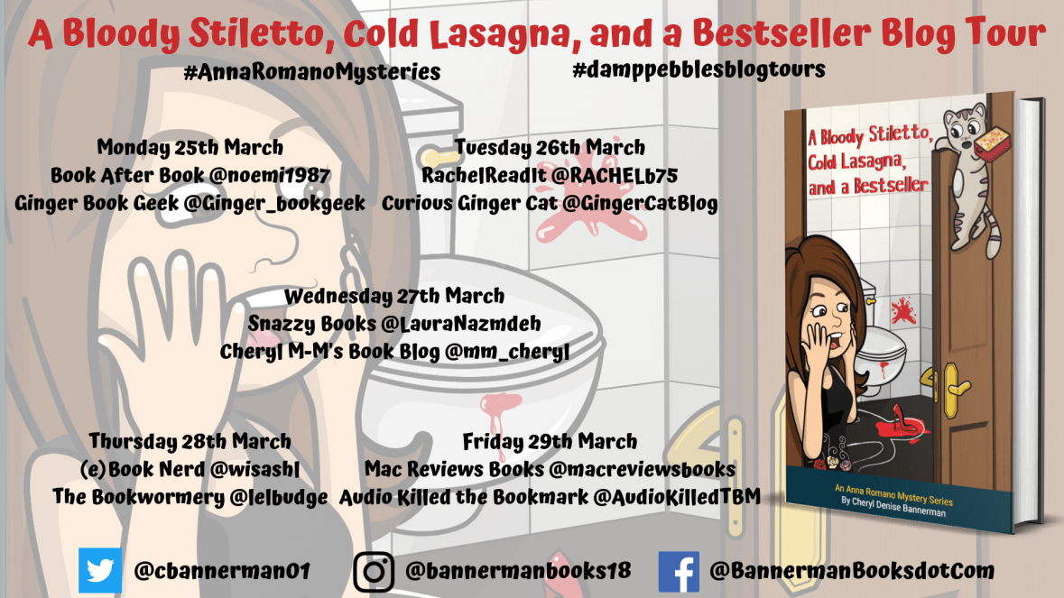 A Bloody Stiletto, Cold Lasagna, and a Bestseller Blog Tour