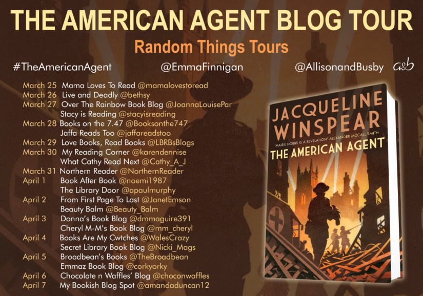 The American Agent Blog Tour Poster