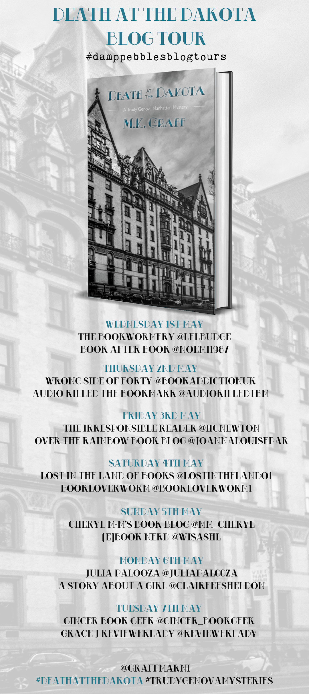 Death at the Dakota blog banner