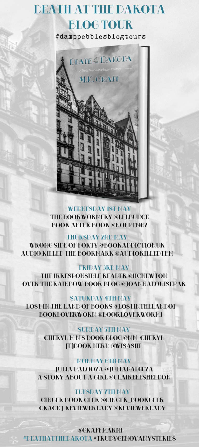 Death at the Dakota blog banner