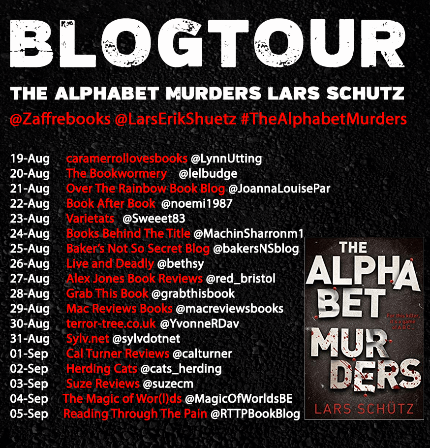 The Alphabet Murders Blog Tour Poster