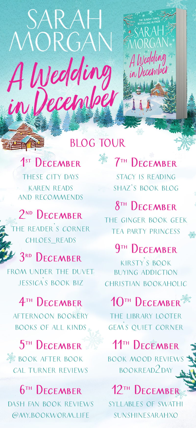 A Wedding in December Blog Tour Banner