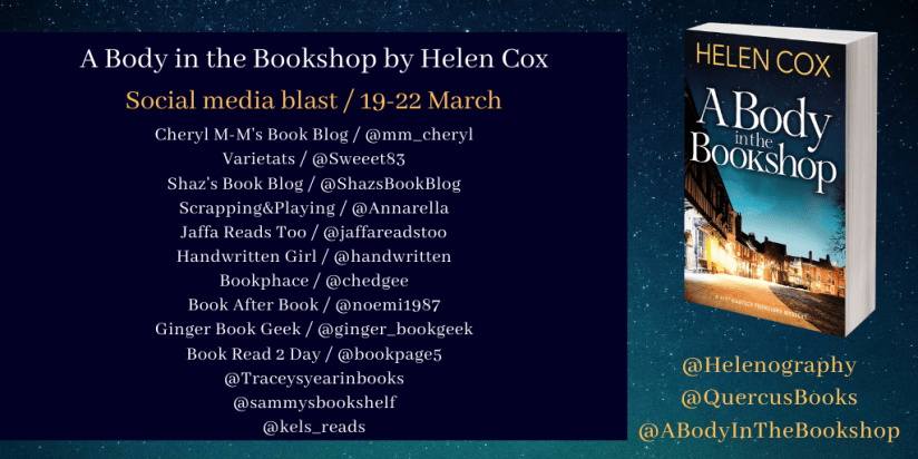 A Body in the Bookshop social media blast visual